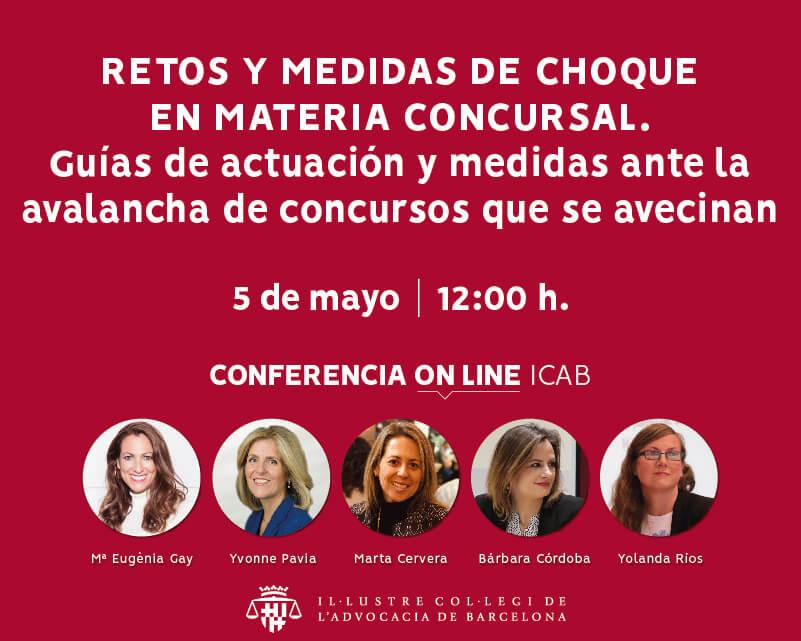 Conferencia On Line Retos Y Medidas De Choque En Materia Concursal