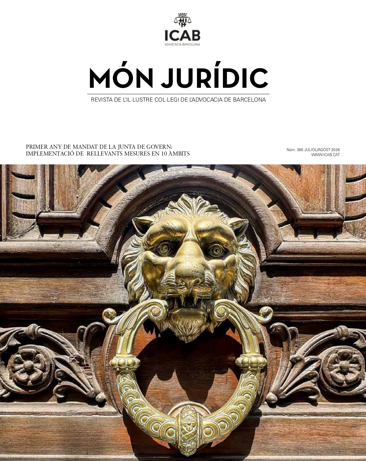 Revista Món Jurídic ICAB Mon Juridic 363