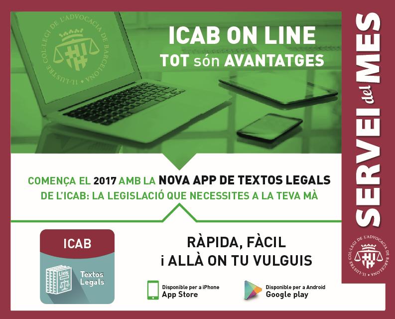 App ICAB Textos Legales
